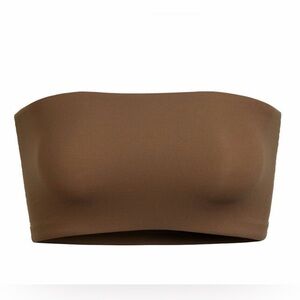 Skims Fits Everybody Strapless Bandeau Bra Size 3X Color Oxide Brown NWT